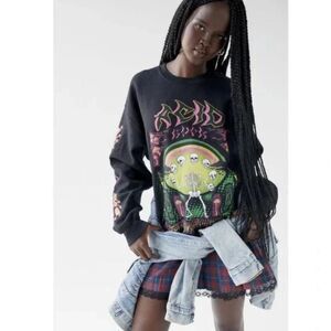 Urban Outfitters x Project Social T Acid Rock Skeleton Sweatshirt S/M